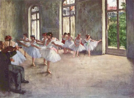 Edgar Degas - Ballet Rehearsal 1873